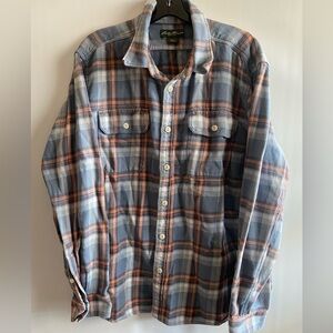 Men’s XL Eddie Bauer Flannel Button Down Plaid Shirt